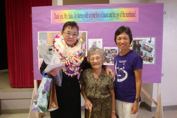 Mrs. Saito and two women