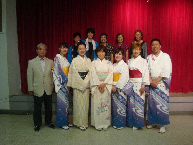 “Madoka No Kai” shamisen group from Osaka, Japan & dancers