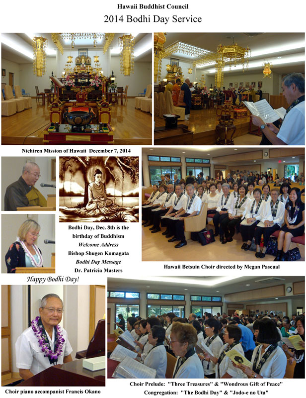 Bodhi Day Service 2014 (Hawaii Buddhist Council)