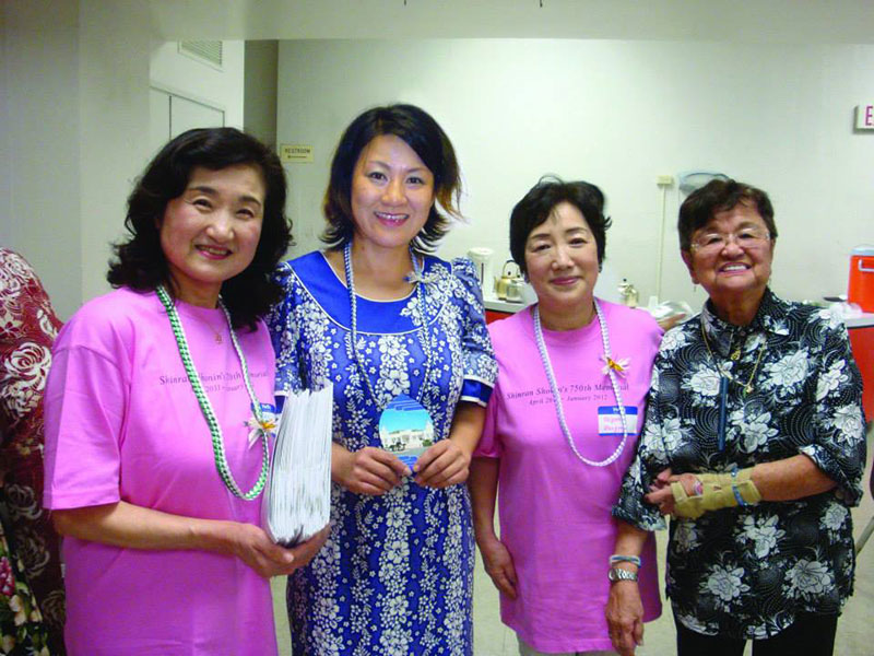 Ms. Takeda, Rev Yuika Hasebe, Ms. Zengyoji, Mary Fujitani