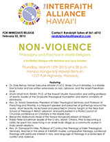 nonviolence event flyer thumbnail image