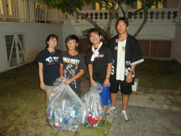 Thank you Bon Dance recycle crew!