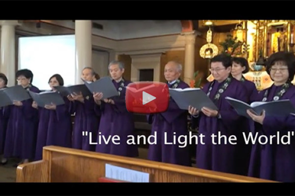 Betsuin choir image with YouTube play button