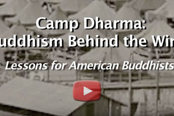 "Camp Dharma: Buddhism Behind the Wires" video start screen