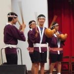 youth members of the Betsuin taiko group at Ala Moana Center Stage
