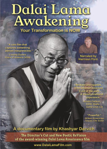 DVD cover showing the Dalai Lama with hands together