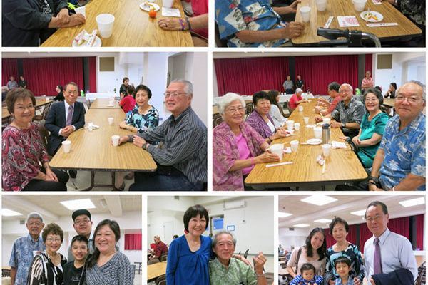 groups of people enjoying each other's company