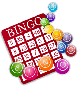 bingo board and markers