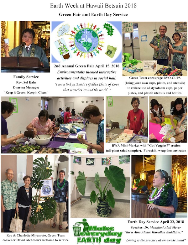 Earth Week 2018 collage