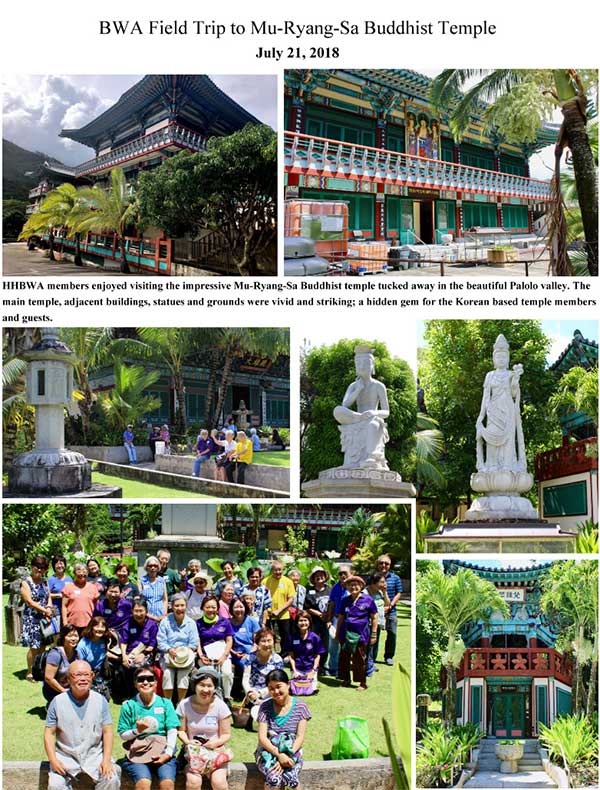 BWA Field Trip to Mu-Ryang-Sa Buddhist temple