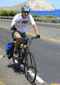 David Atcheson riding on the Windward Coast of Oahu