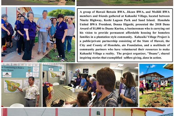 Kahauiki Village visit by BWA photo collage - 1 of 2