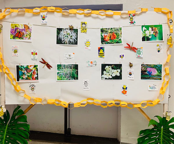 Earth Day display on 4/21/2019