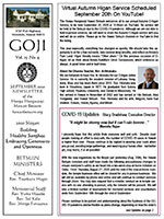 Goji newsletter, September 2020, thumbnail image
