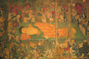 Death of the Historical Buddha (Nehan-zu), NYC Metropolitan Museum of Art. Photo by Wally Gobetz (source). Licensed under CC BY-NC-ND 2.0.