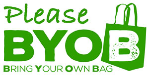 Please BYOB - Bring Your Own Bag