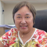 Sharyn Sekine in the office