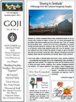 Goji newsletter, November 2023, thumbnail image