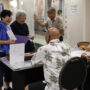 Registration outside the ballroom at JCCH (Kagirinaki Ai to Jihi, 10/25/24)