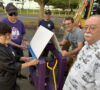 MLK parade 2025 – getting the bell cart ready at Magic Island