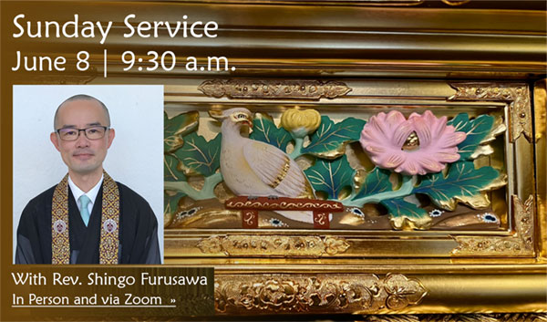 June 8, 2025 service image with Rev. Furusawa