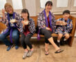 Enjoying shave ice! (Bon Dance ’25, Fri.)