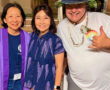 Lieutenant Governor Sylvia Luke with Cindy and Rick (Bon Dance ’25, Fri.)