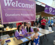 A young fan talks with Cherry Blossom Festival royaltyScouts join in for a favorite dance (Bon Dance ’25, Sat.)
