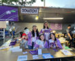 Cherry Blossom Festival Court helped at the choba/donations boothScouts join in for a favorite dance (Bon Dance ’25, Sat.)