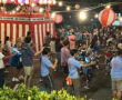 Scouts join in for a favorite dance (Bon Dance ’25, Sat.)