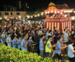Scouts join in for a favorite dance (Bon Dance ’25, Sat.)