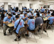 Event pau, near midnight meal for scouts and other volunteers staying late (Bon Dance ’25, Sat.)