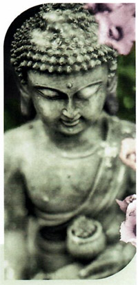 Everyday Buddhist brochure image of a Buddha statue
