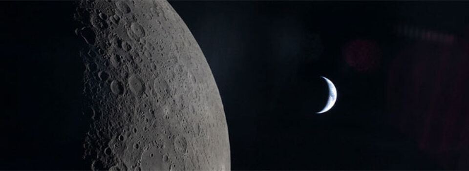 Moon and Earth align in the same frame. PC: NASA, April 6, Artemis II mission