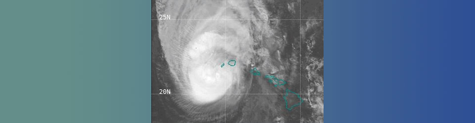 header - Hurricane Lowell satellite image