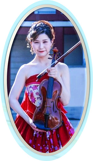 Kanon Yasuzuka with violin